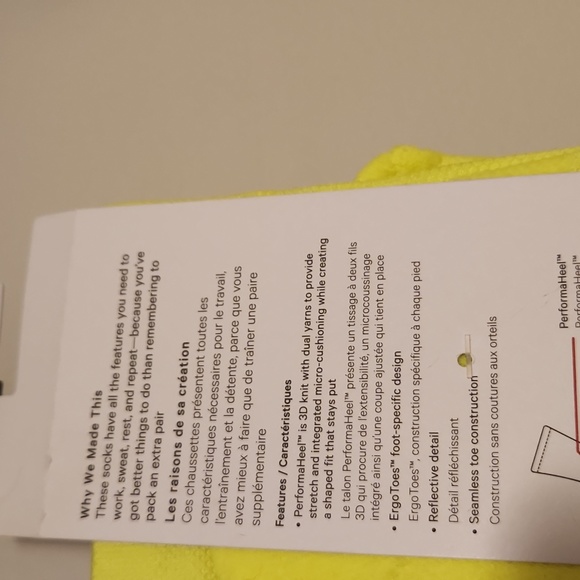 Lululemon NWT Power Stride Crew Sock Size Small - Picture 3 of 3